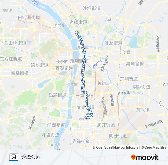 公交116路的线路图