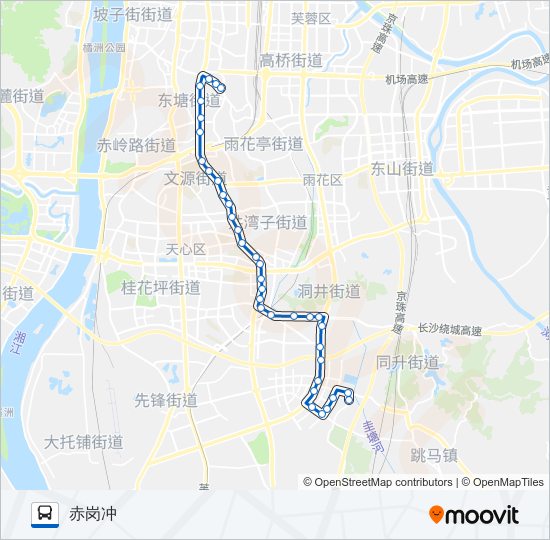 公交120路的线路图