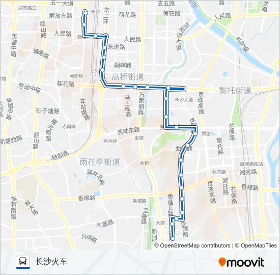 121路 Bus Line Map