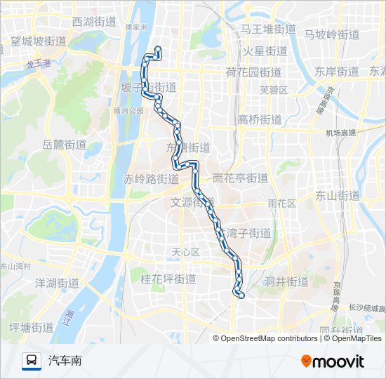 123路路线:日程,站点和地图-汽车南