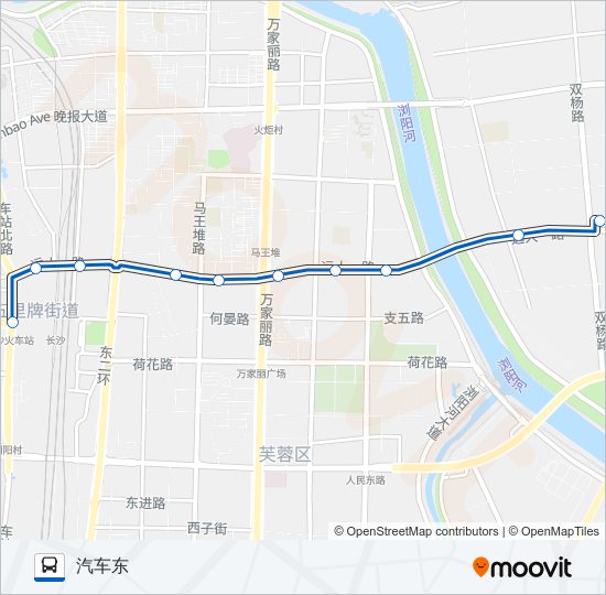 公交126路的线路图