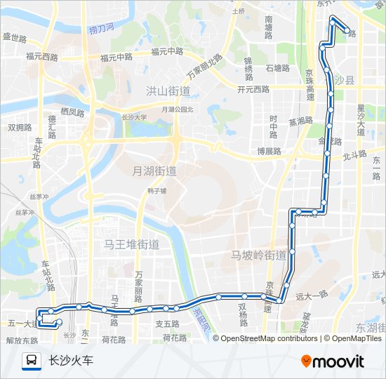 127路 Bus Line Map