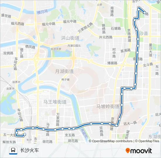 127路 Bus Line Map