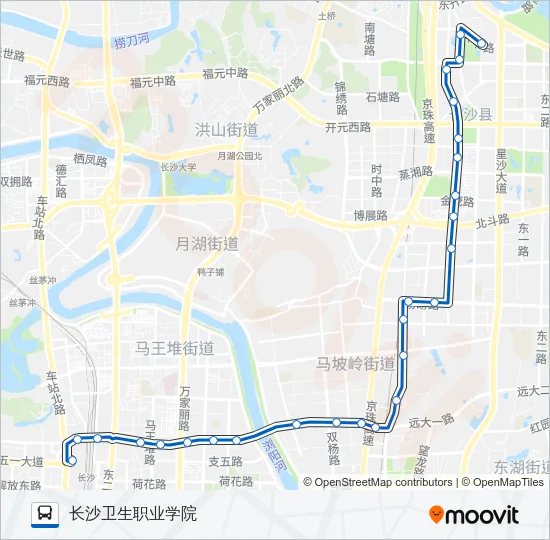127路 Bus Line Map