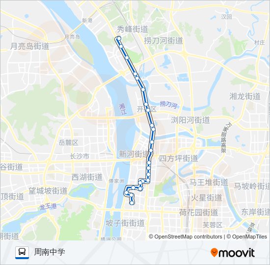 128路 Bus Line Map
