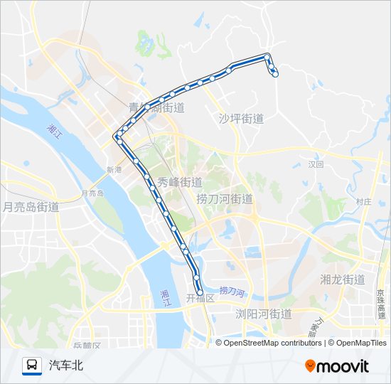 公交129路的线路图