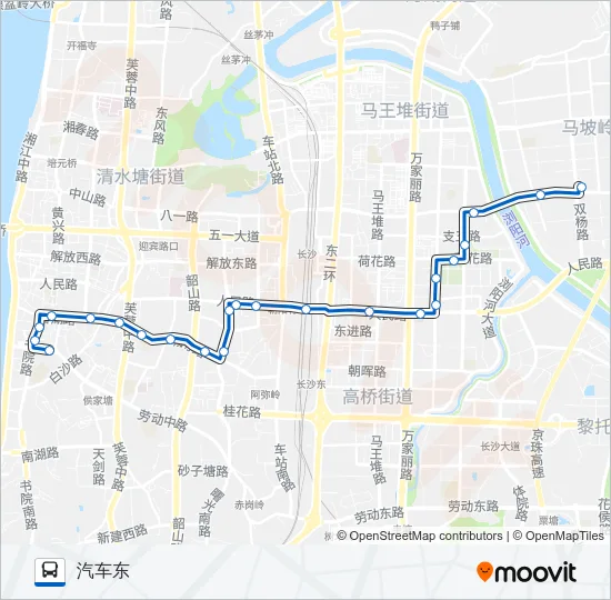 130路 Bus Line Map