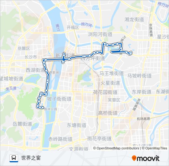 132路 Bus Line Map