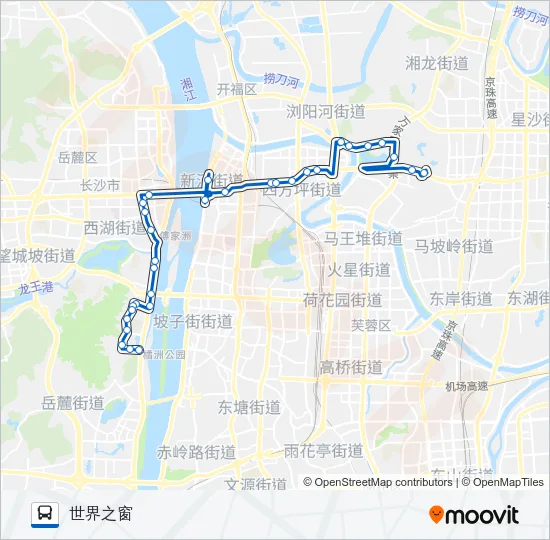 132路 Bus Line Map