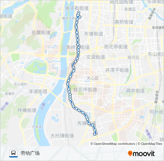 134路 Bus Line Map