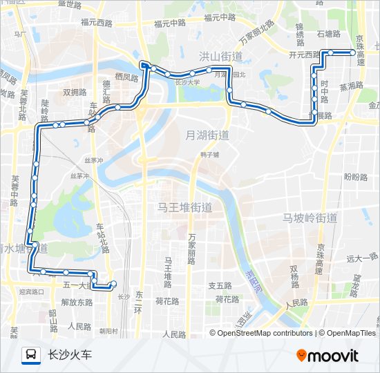 公交136路的线路图