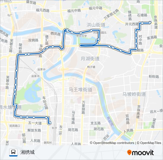 136路 Bus Line Map