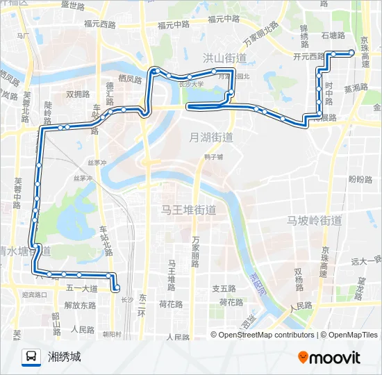 136路 Bus Line Map
