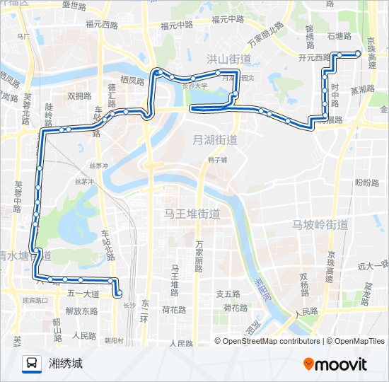 136路 bus Line Map