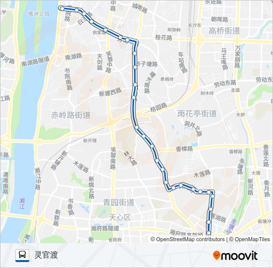 公交137路的线路图