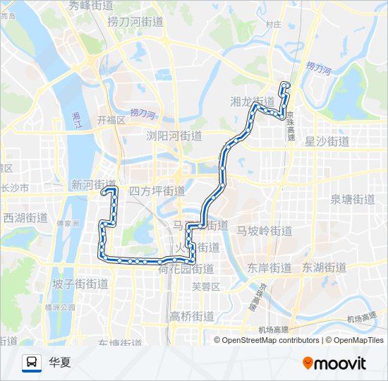 公交142路的线路图