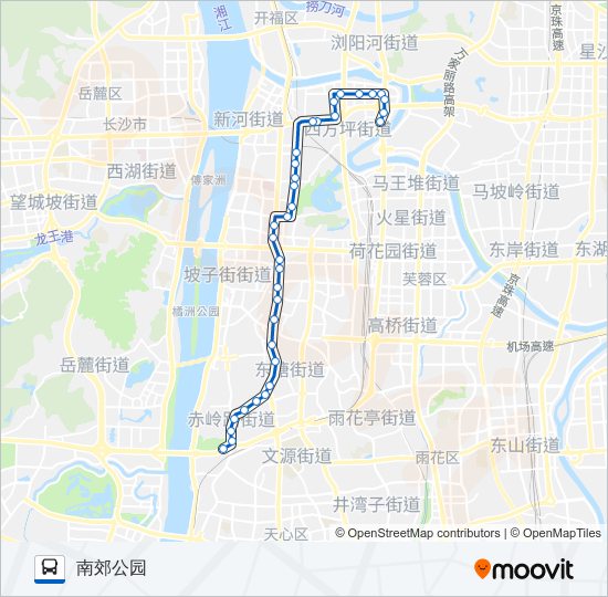 公交150路的线路图