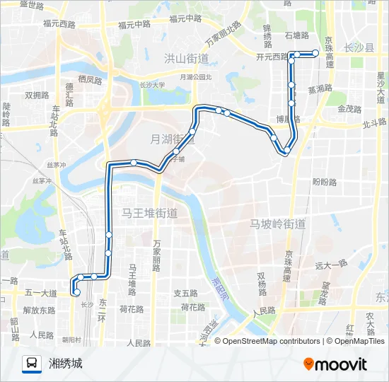 158路 Bus Line Map
