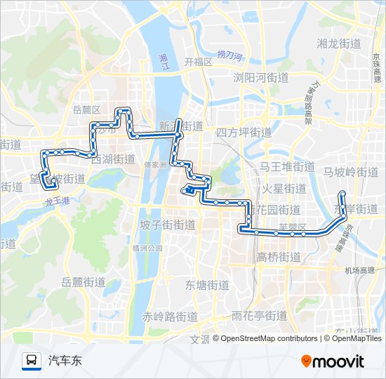 公交168路的线路图