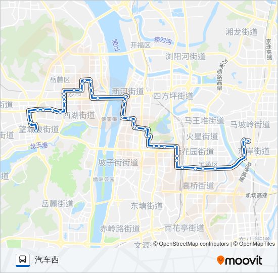 公交168路的线路图