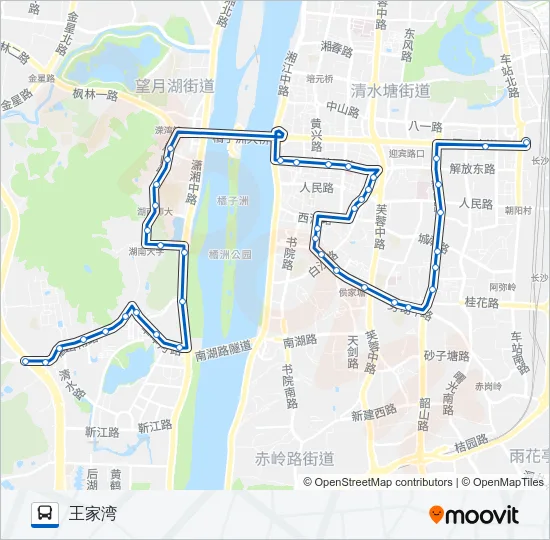 202路 Bus Line Map