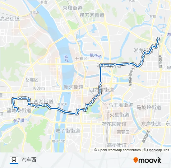 203路 Bus Line Map