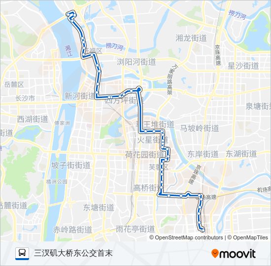 208路 bus Line Map