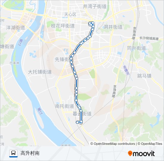 公交209路的线路图