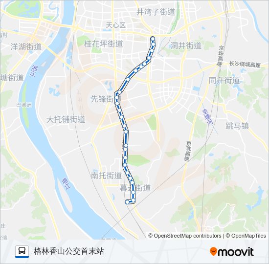 公交209路的线路图