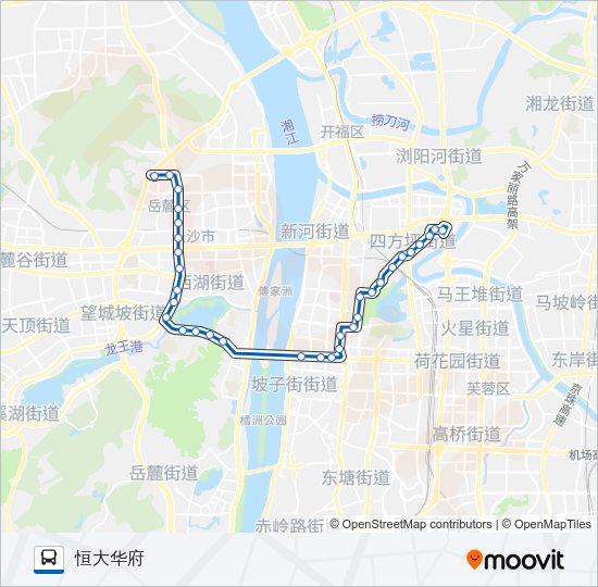 303路 Bus Line Map
