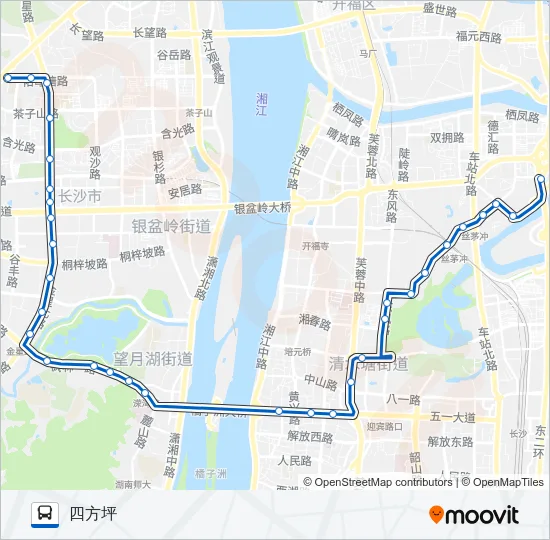 303路 Bus Line Map