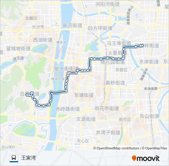 公交311路的线路图