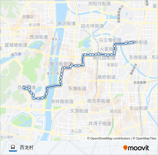 公交311路的线路图
