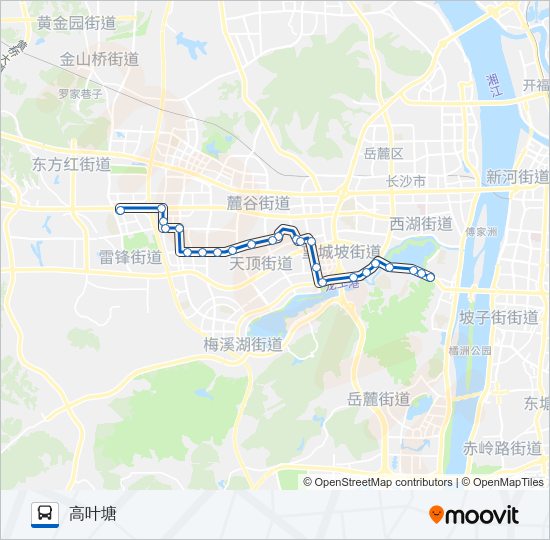 312路路線:日程,站點和地圖-高葉塘