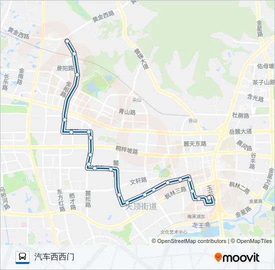 313路 Bus Line Map