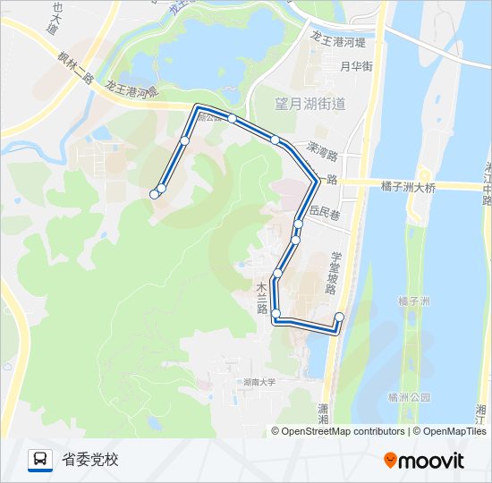 公交325路的线路图