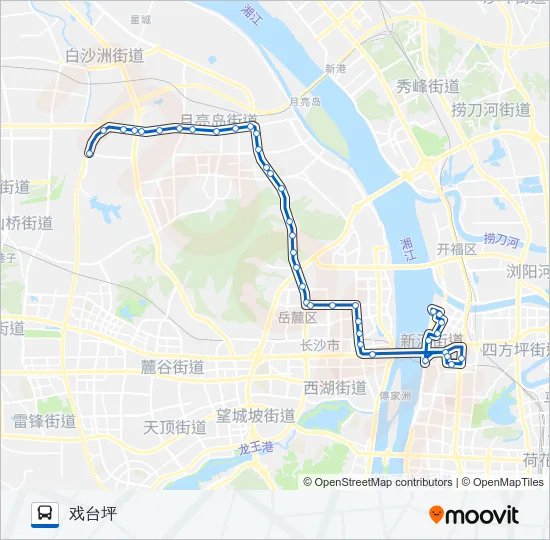 公交357路的线路图