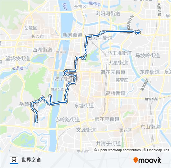 公交358路的线路图