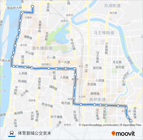 公交368路的线路图