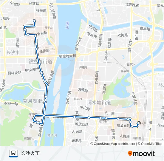 401路 Bus Line Map