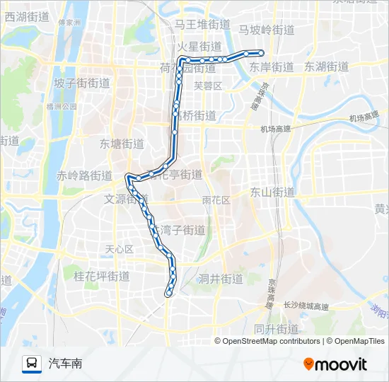 502路 Bus Line Map