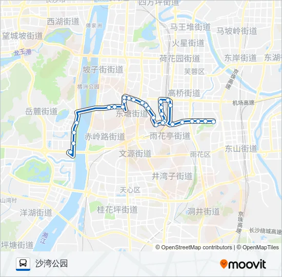 601路 Bus Line Map