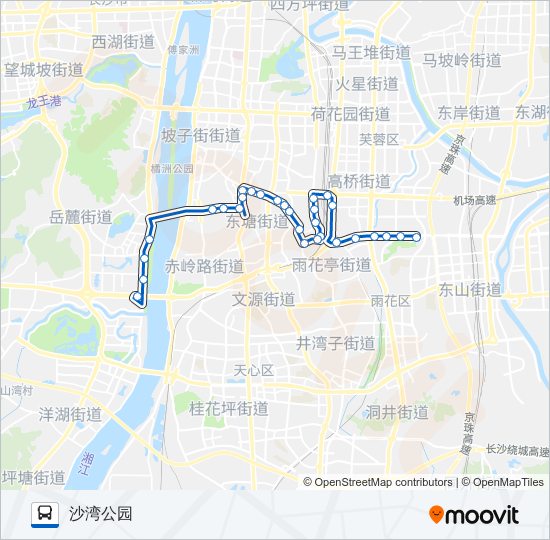 601路 bus Line Map