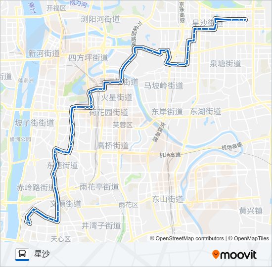 701路 Bus Line Map