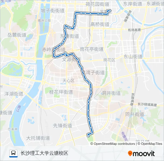 702路 Bus Line Map