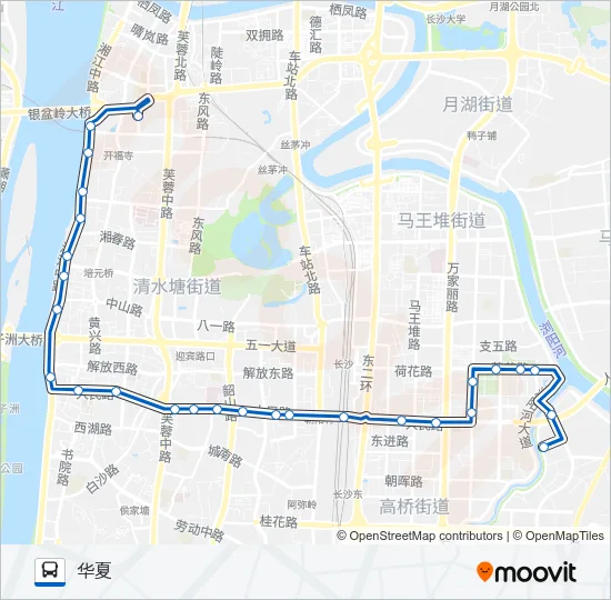 707路 Bus Line Map