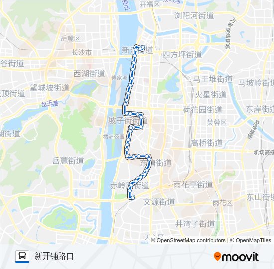 公交804路的线路图