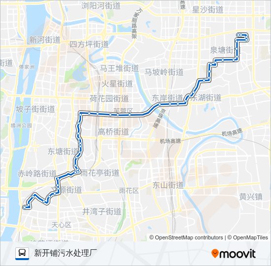 公交809路的线路图