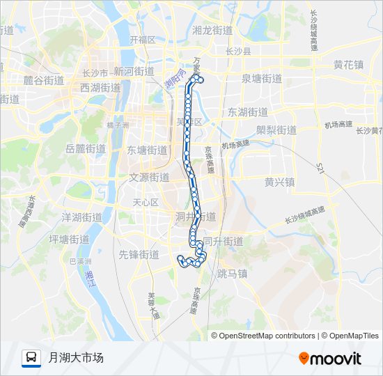 公交810路的线路图