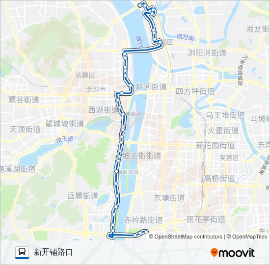 公交811路的线路图